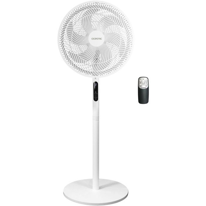 Ventilateur sur Pied 2 en 1 OCEANIC 45W – 3 Vitesses, Hauteur Réglable, Télécommande - vue 5