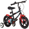 Vélo pour enfants 12 pouces Noir et rouge-XIO-0