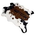 AWY30186-Tapis Peau de bête - Imitation Vache - Design - 140 x 160 cm - Livraison gratuite-0