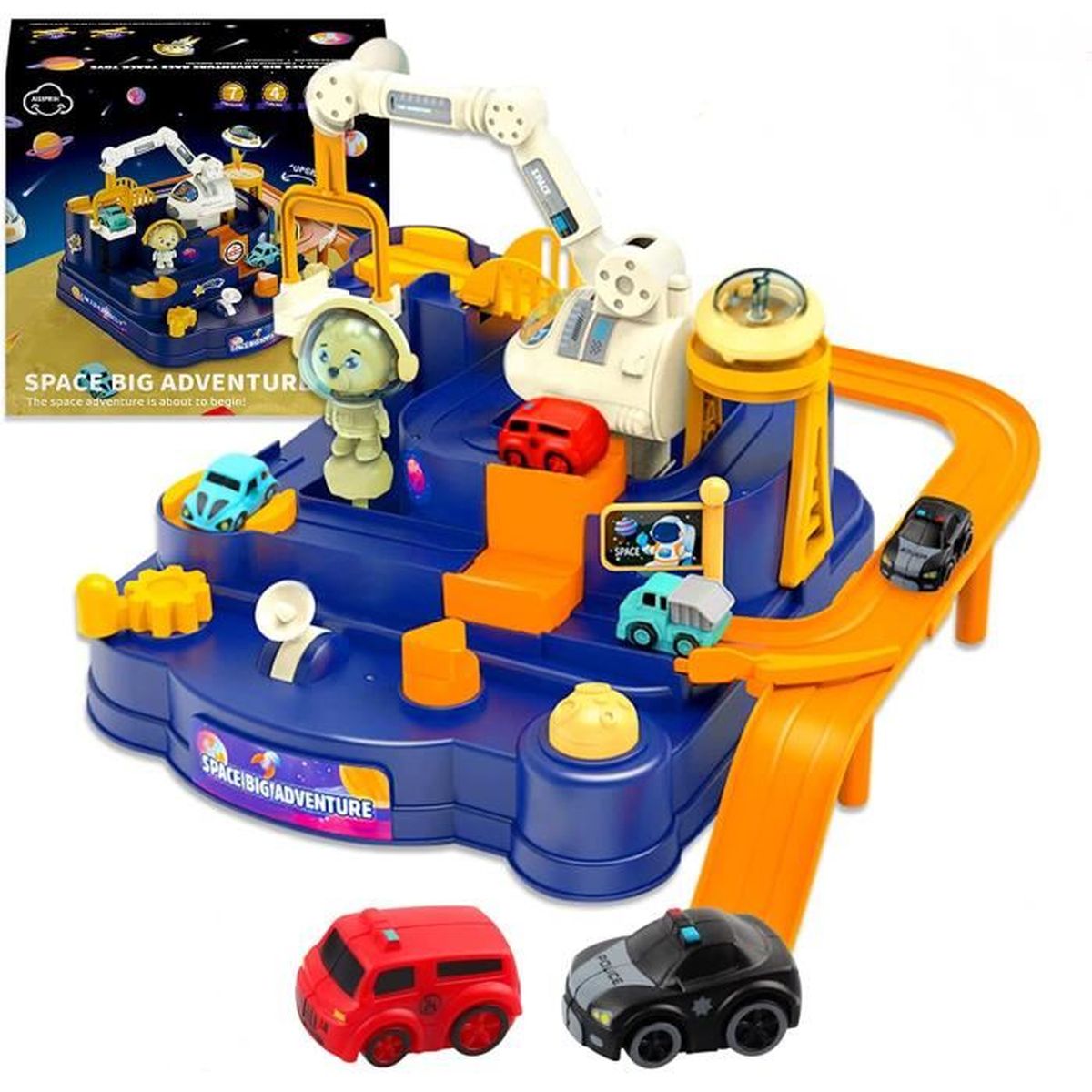 Circuit Voiture EnfantPiste Aventure de Voiture Jouet, Jeux d