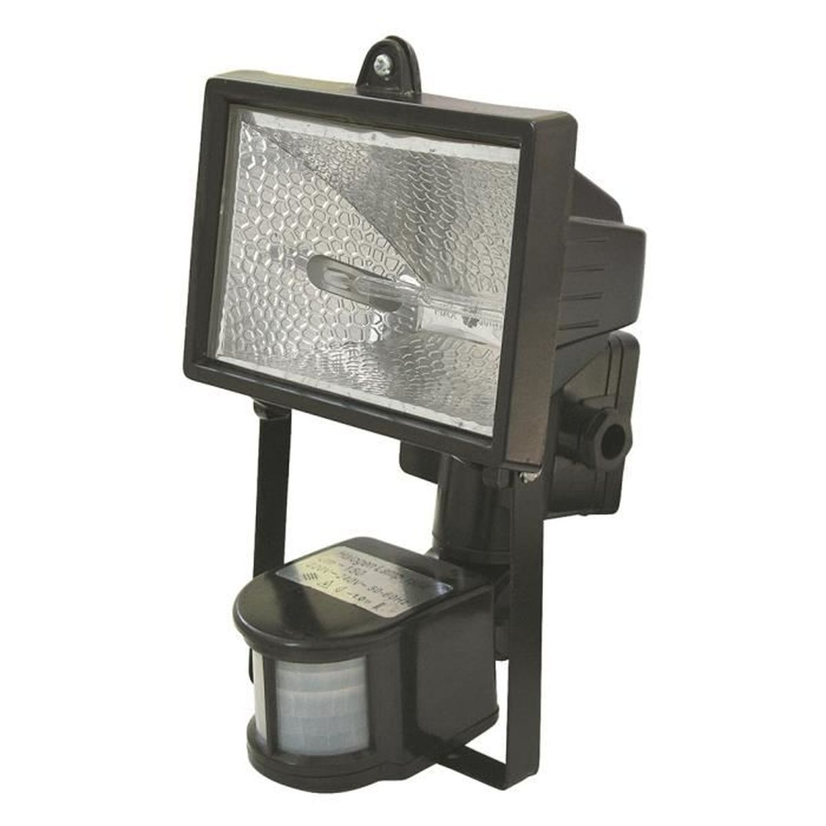 ip44 Halogène projecteur//projecteur puissant 120w avec détecteur mvt Noir