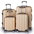 ALIGHTUP - Set Valise 4 Pièces | ABS | Lot de Valise | Valise à roulettes| Champagne or