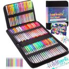 FOOTIER 121 Stylos Gel de 60 Couleurs Uniques avec Recharges pour Enfants Adultes Dessin Griffonnage Artisanat Scrapbooking