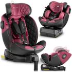 Siège Auto Rotatif - Nukido - Prestige Line - Noir et Rose - 0-36 kg - ISOFIX