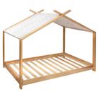 ATMOSPHERA CRÉATEUR D'INTÉRIEUR Lit tente enfant "Ilan" pin blanc 90x190cm - Atmosphera createur d'interieur