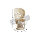 Fauteuil rotin emmanuelle - Aubry Gaspard - Relaxation - Classique - Intemporel - Beige