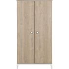 Armoire enfant - GALIPETTE - MARTIN - 2 portes - Chêne blond - Style contemporain