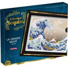 Kit loisir créatif - LANSAY - Collection Sequins - La Grande Vague - Hokusai - Dès 14 ans