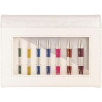 KnitPro Lot de 7 épingles à Tricoter interchangeables et Accessoires, Aiguilles, Coloris Assortis