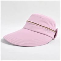 CHAPEAU, Pink-56-60CM--CHAPEAU, 'été pour femmes, casquette amovible avec fermeture éclair, vide, cyclisme Anti UV, CHAPEAU, x de so