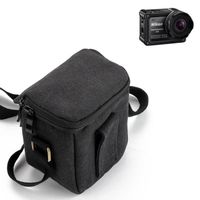 Pour Nikon KeyMission 170 Épaule Caméra Mallette transport Sac résistant chocs Météo protecteur compact, noir - K-S-Trade(TM)