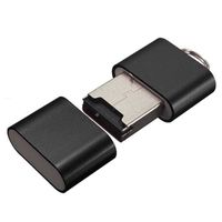 Mini Lecteur De Carte Mémoire T-Flash USB 2.0 Micro SD TF Haute Vitesse NOIR QK49480