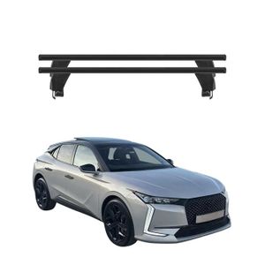 Barres De Toit Transversales Menabo Pour Citroën DS4 2011-2015 - Noires, Aluminium, Antivol
