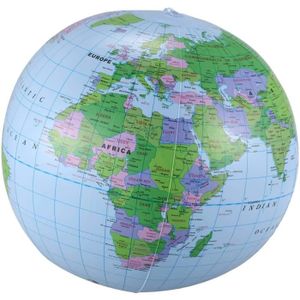 GLOBE TERRESTRE 16 pouces Globe terrestre Jouet de globe gonflable Globe de formation geographie Globe terrestre de formation 40 cm [400]
