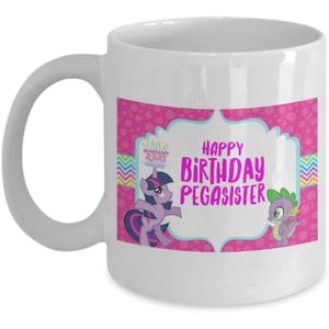 BOL Tasse à café ou à thé My Little Pony - Licence - Porcelaine/Céramique/Grès - Rectangulaire
