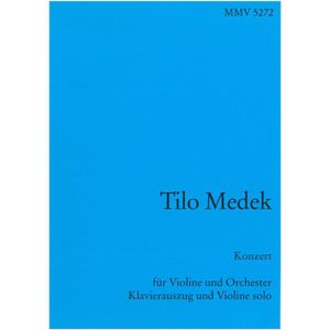 PARTITION Konzert für Violine und Orchester, de Tilo Medek -