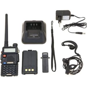 TALKIE-WALKIE Baofeng UV-5R Talkie-walkie FM radio VHF/UHF avec 