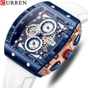 MONTRE LINGYUE montres hommes de marque montres à Entreprises quartz carré de luxe montres chronographes lumineuses résistantes à l'eau