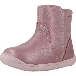 Bottines Geox Macchia Girl A Pour Fille - Cuir Souple, Semelle Respirante, Fermeture éclair