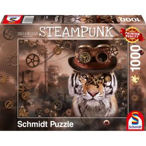 PUZZLE Puzzle Animaux Steampunk - SCHMIDT SPIELE - Tigre 