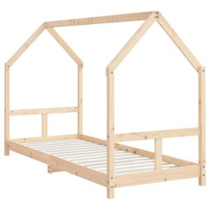 STRUCTURE DE LIT YOSOO Cadre de lit pour enfants 80x200 cm bois de 