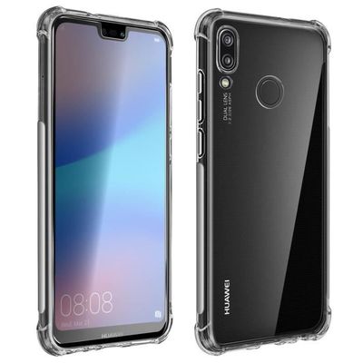 Pack de protection - AVIZAR - Huawei P20 Lite - Coque souple - Film verre trempé 9H - Protection 360°