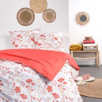Parure De Lit 2 Personnes Today Sunshine 240x220 Cm – 100% Coton Doux, Imprimé Lumineux