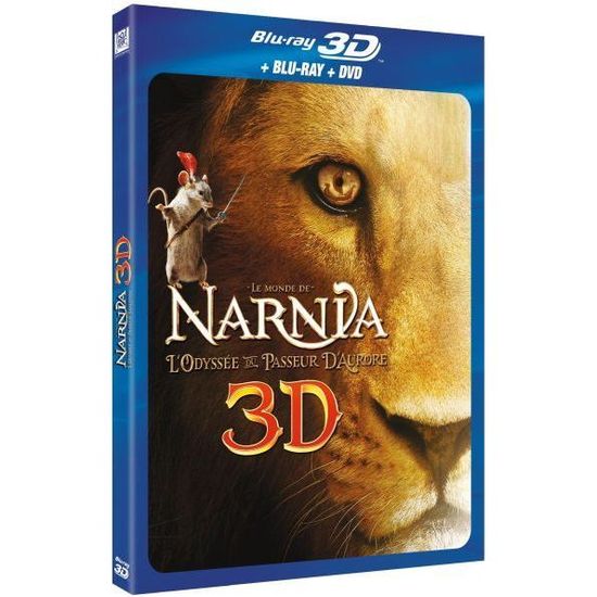 Narnia 3 - Blu-ray 3D Active + Blu-ray 2D + DVD