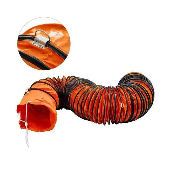 Ventilateur De Cheminée Rond Gemi 25cm - Acier Galvanisé Marron - 110V - Neuf