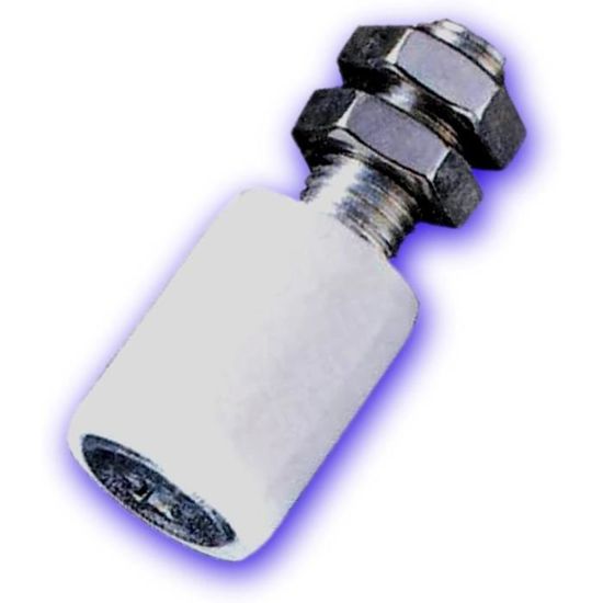 Déco Fer Forgé- BUTEE D'ARRET ACIER FIXATION A VISSER Au Sol Mur 100 Mm