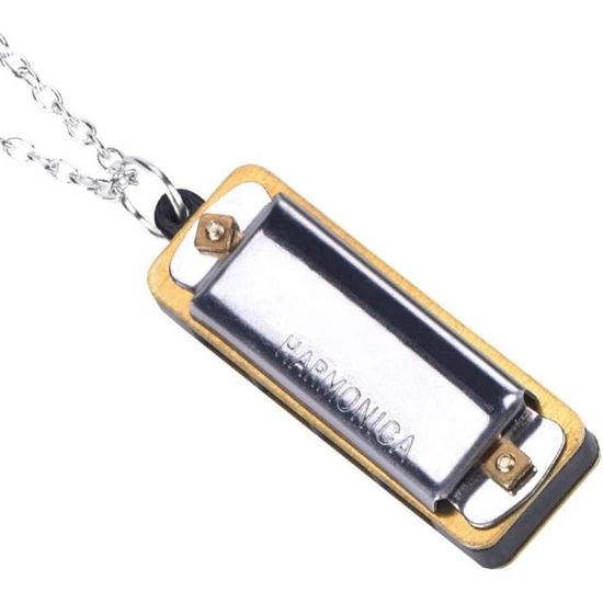 Harmonica Miniature Suzuki 5 Trous - Porte-clés En Do Majeur, 10 Tons - Petit Et Portable, Cadeau Amusant
