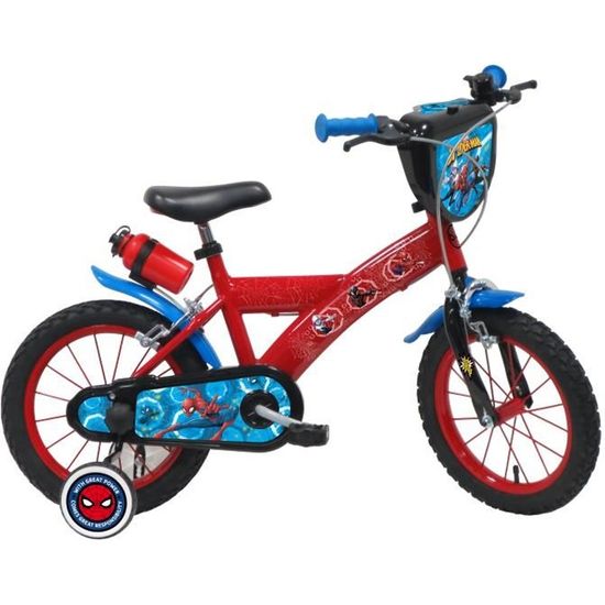 Velo spiderman 14 pouces Cdiscount