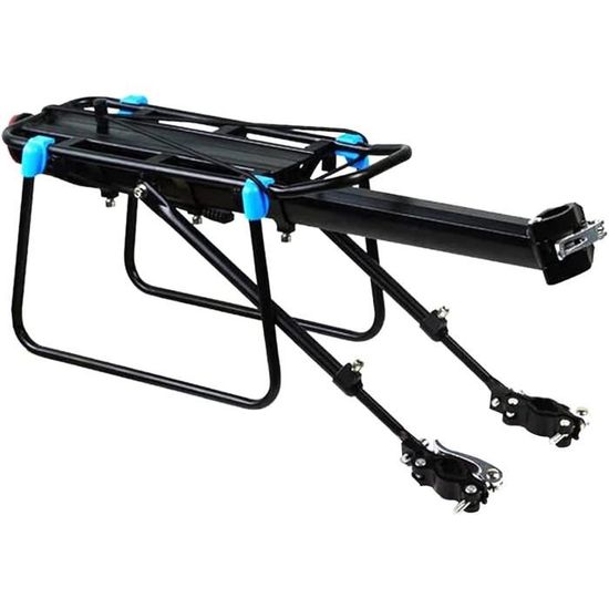 Porte-bagages Avant Pour VTT électrique - Alliage D'aluminium, Noir, Capacité De Charge élevée, Dimensions 30x28x14 Cm - 11