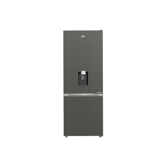 Réfrigérateur Combiné Beko 262L Classe E - Gris Acier 170.8x54cm - Contrôle De Température Adjustable