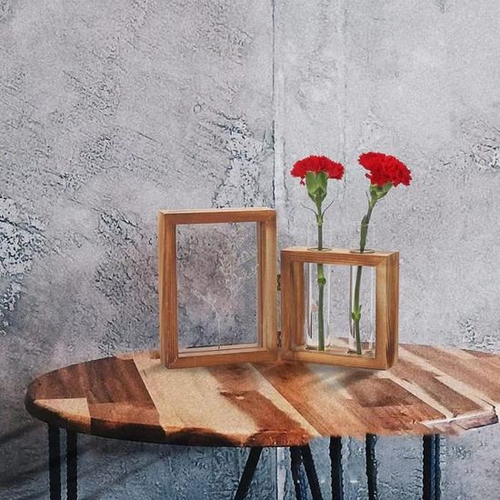 Pot Hydroponique Boutures Station Propagation Plantes THYGIFTREE - 5 Pots Verre - Support Métal - Cadeau Fête Des Mères Kit Jardinage Intérieur