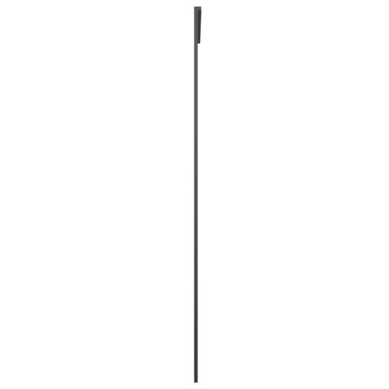Porte Coulissante En Verre Dépoli - Aluminium Noir - 102,5 X 205 Cm - ESG