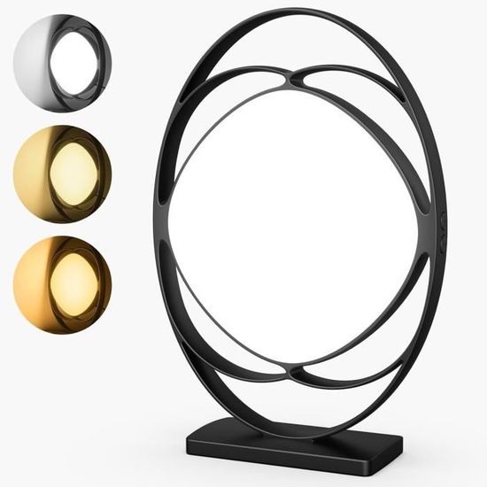 Lampe De Luminothérapie 15000 Lux Sans UV - 3 Températures De Couleur, 5 Niveaux De Luminosité - Support Pliable 180° - 12