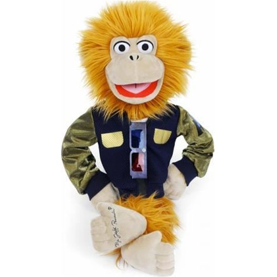 Marionnette Peluche Jean Marc 60 cms Adventure GENERIQUE Noir Mixte A partir de 3 ans Lunettes 3D