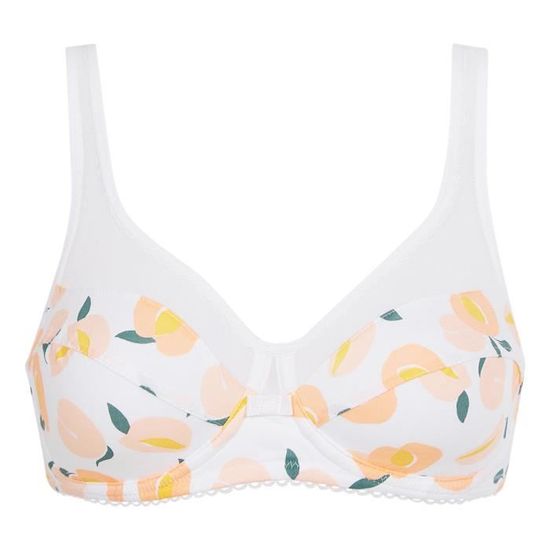 Brassière Confort Voyelle Soutien-gorge Sans Armature 100% Coton - Foto 9