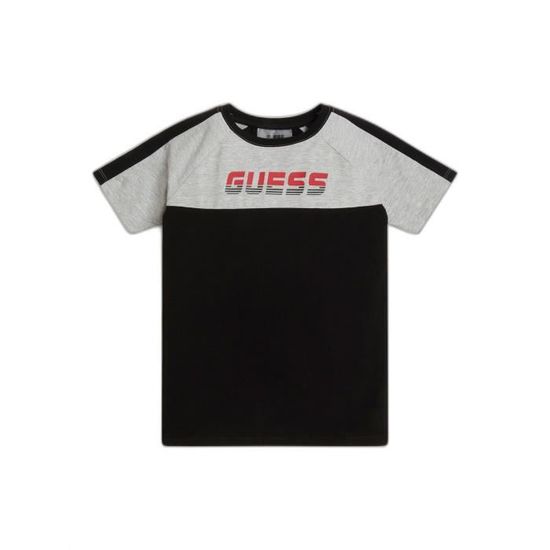 T-Shirt Guess Ragazza In Cotone J84I36-J K8HM0-JBLK Nero Taglia 16 Anni
