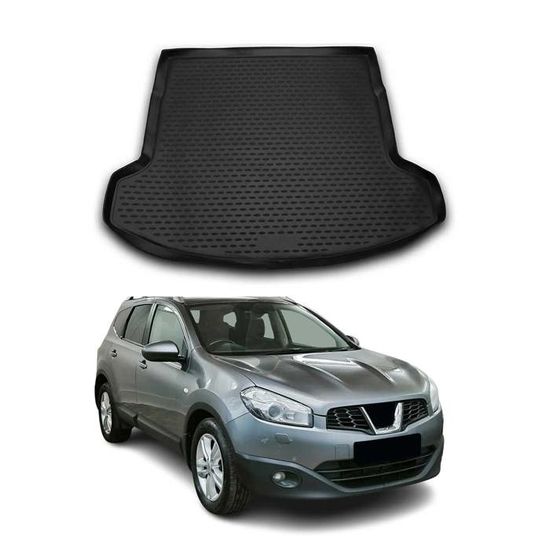 Tapis De Sol Voiture En Velours Noir Pour Nissan Qashqai I (2007-2010) - Standard, Tissé épais - M MOTOS