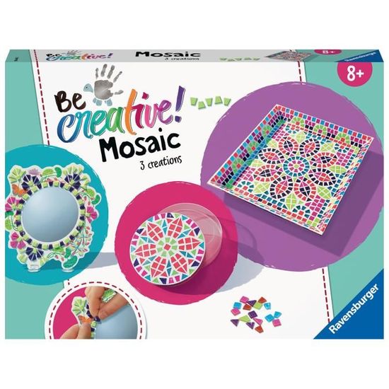 Kits de mosaïque pour enfants Kits d'artisanat Artisanat Mosaïque Enfants  Bricolage Jouets faits à la main pour les filles