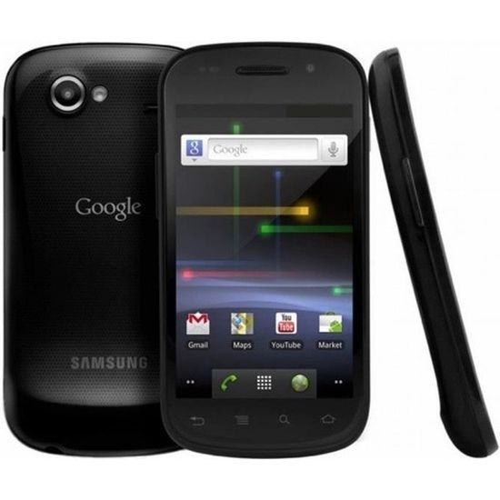 Samsung Google Nexus S Black Silver I9023 Android Smartphone Nouveau OVP ouvert
