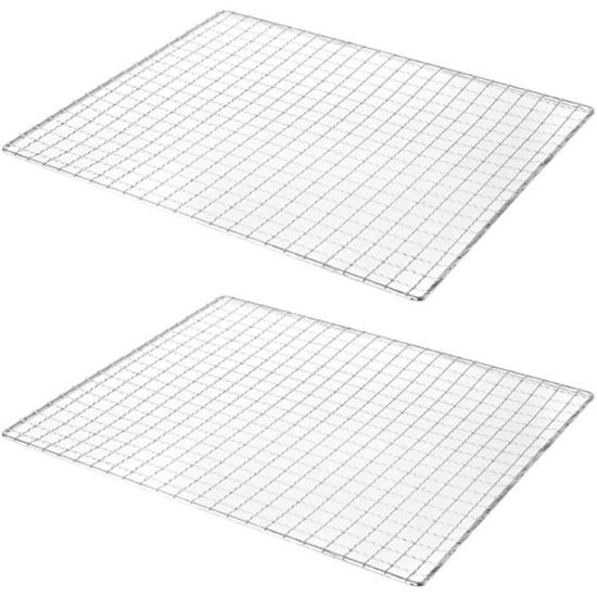 TamBee Lot de 2 grilles de friteuse à air de 17,8 cm, refroidissement à la vapeur, multi-usages, en acier inoxydable 304, fil croisé avec support, compatible avec friteuse à air, autocuiseur instantané