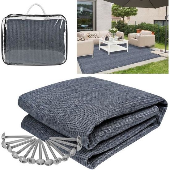 Couverture De Camping TASK SOURCE INCORPORATED, 58x70 Pouces, Bleu Marine, Compacte