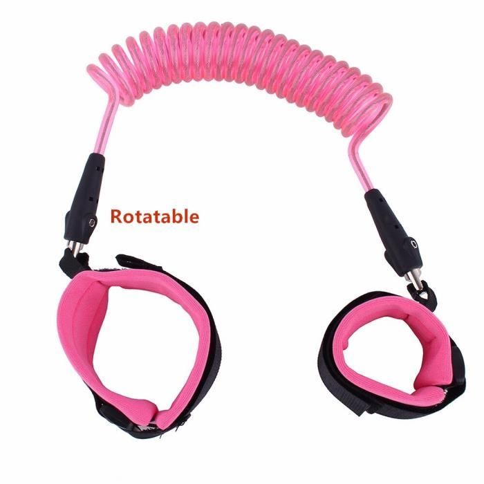 Harnais Anti-Perte Enfant Aomig - Laisse De Sécurité 1.2m Réglable - Sac à Dos Avec Clip Sécurisé - Pour Shopping, Marche