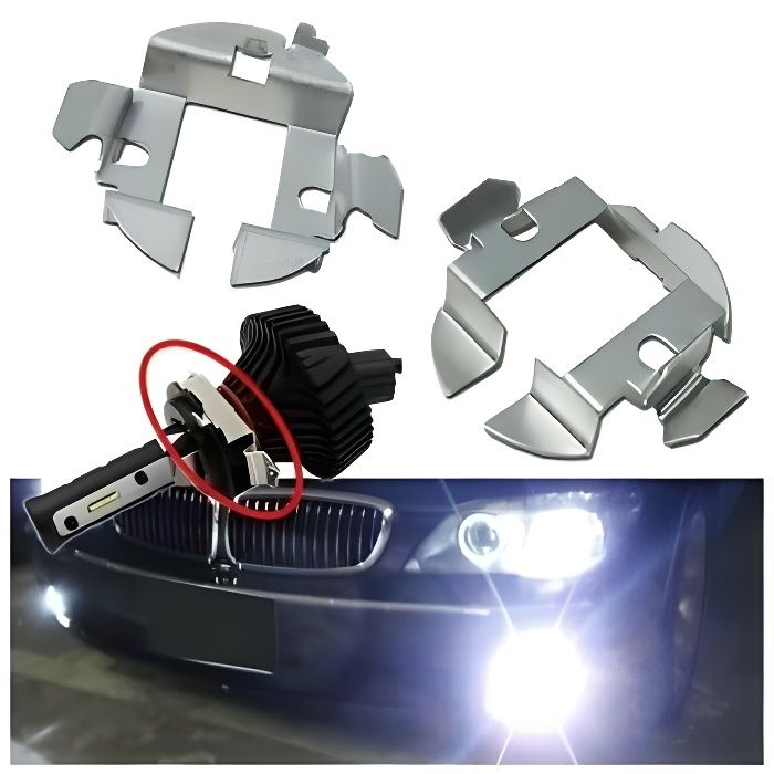 Adaptateur Ampoule H7 led xenon pour Feux Opel Vectra C Insignia Astra H J