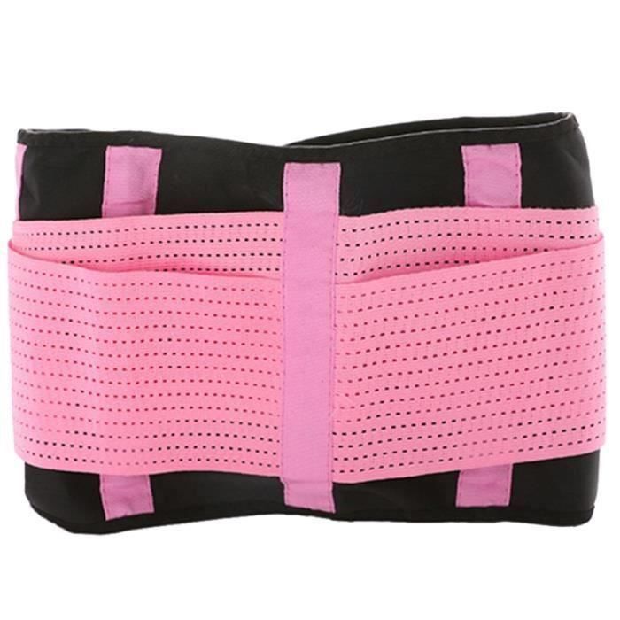 Ajustable Minceur Ceinture Ventre Formateur Taille Soutien Sport Fitness Taille Protecteur Ceinture Ceinture Rose Xl