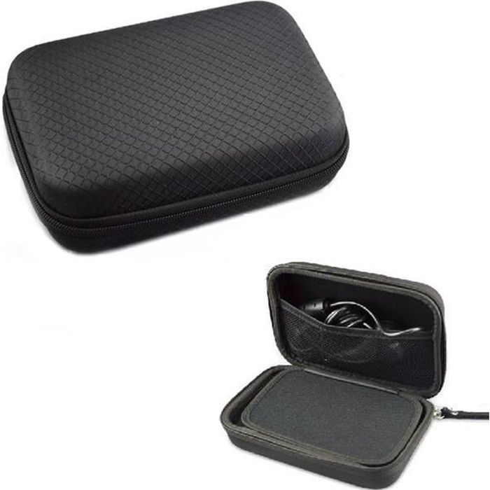 Noir Étui de transport Pour TomTom Start 60 6'' GPS Sat Nav Avec compartiment pour accessoires