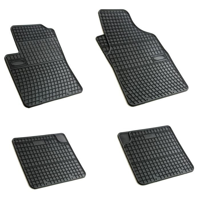 Tapis sur mesure caoutchouc pour Ford KA II 08+, Fiat 500/500C 07+ Panda II Panda III